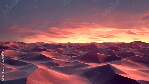 Abstract geometric polygon style background with beautiful pattern mosaic