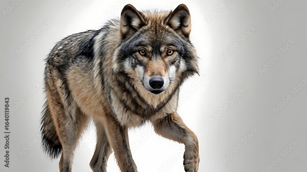 Fototapeta premium portrait of a wolf