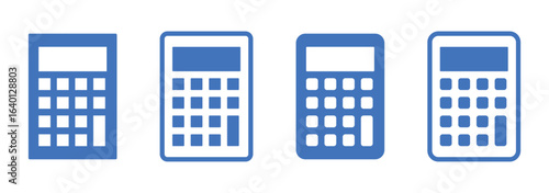 Calculator icon set. Accounting calculator icon. calculator vector