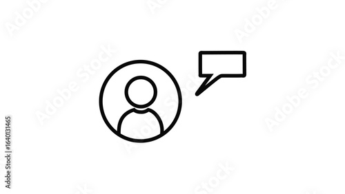 User messaging icon vactor image.eps