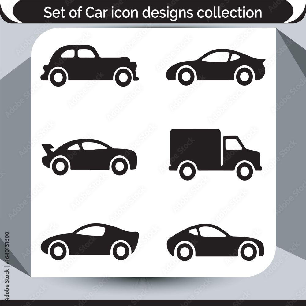 Diverse Car Icon Set A Collection of Automotive Design Elements for UI and Graphic Projects Diverse Car Icon Set A Collection of Automotive Design Elements for UI and Graphic Projects