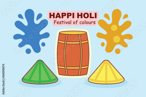 Celebrate the vibrant spirit of Holi the festival of colors with joy and exuberance