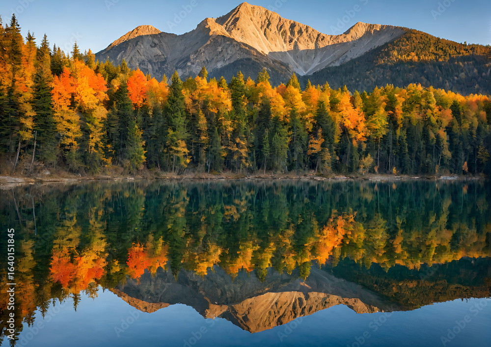 Fototapeta premium autumn in the mountains