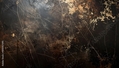 Abstract textured surface with streaks and discoloration