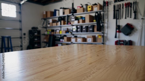 Storage solutions enhance organization in workshop space