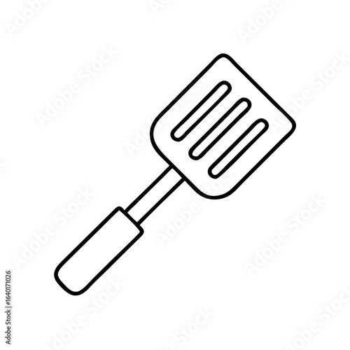 Vector icon of a spatula used for cooking
