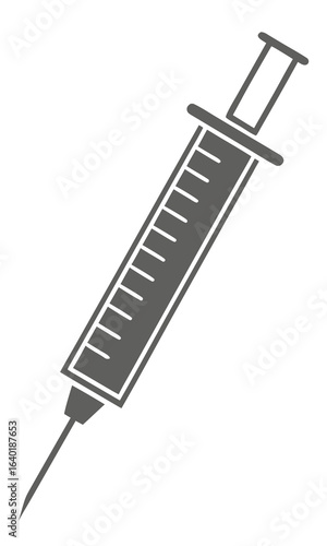 syringe isolated on white