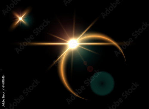Realistic bright light effects