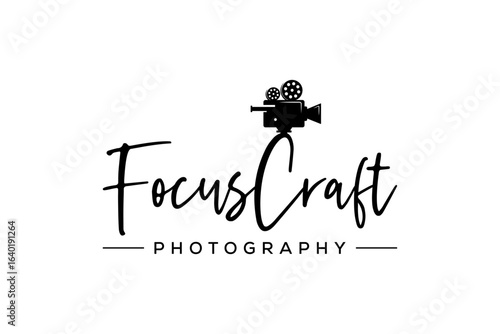 Luxury signature photography logo artist, editable text logo design, Font Calligraphy, Logotype Script Font, Type Font lettering, handwritten vector file
