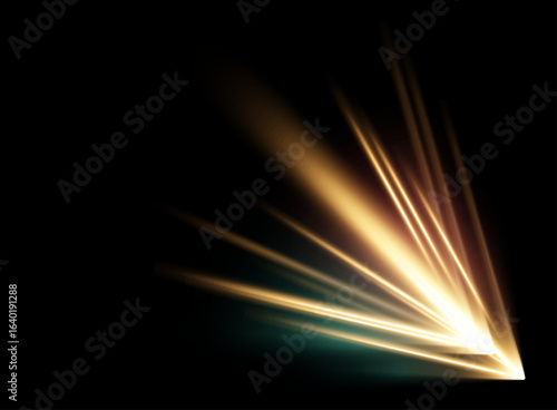 Realistic bright light effects