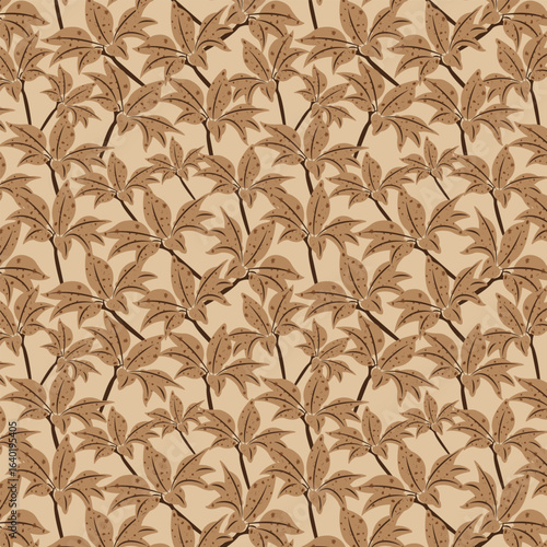 Botanical bliss seamless vector pattern