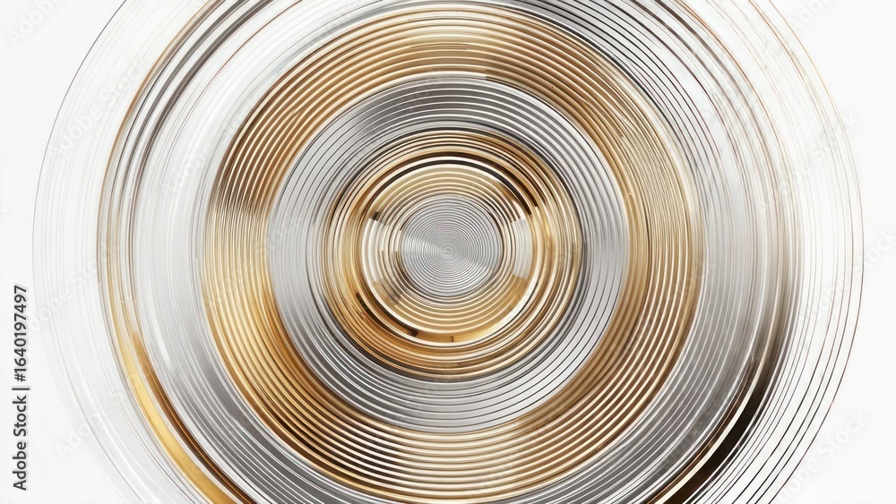 Fototapeta premium Abstract concentric circles (1)