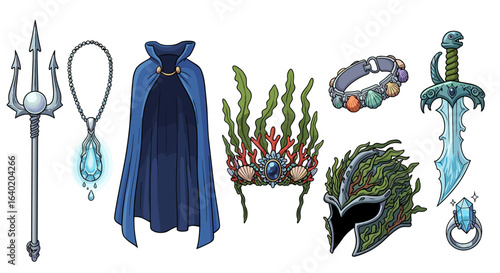 Aquatic Majesty: A Collection of Regal Underwater Artifacts and Accessories