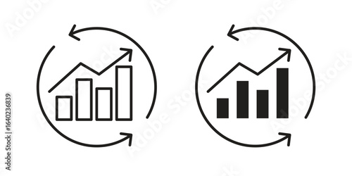 Improvement icon elements. doodle graphics icons. outline flat illustration