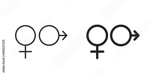 Unisex icon elements. doodle graphics icons.
