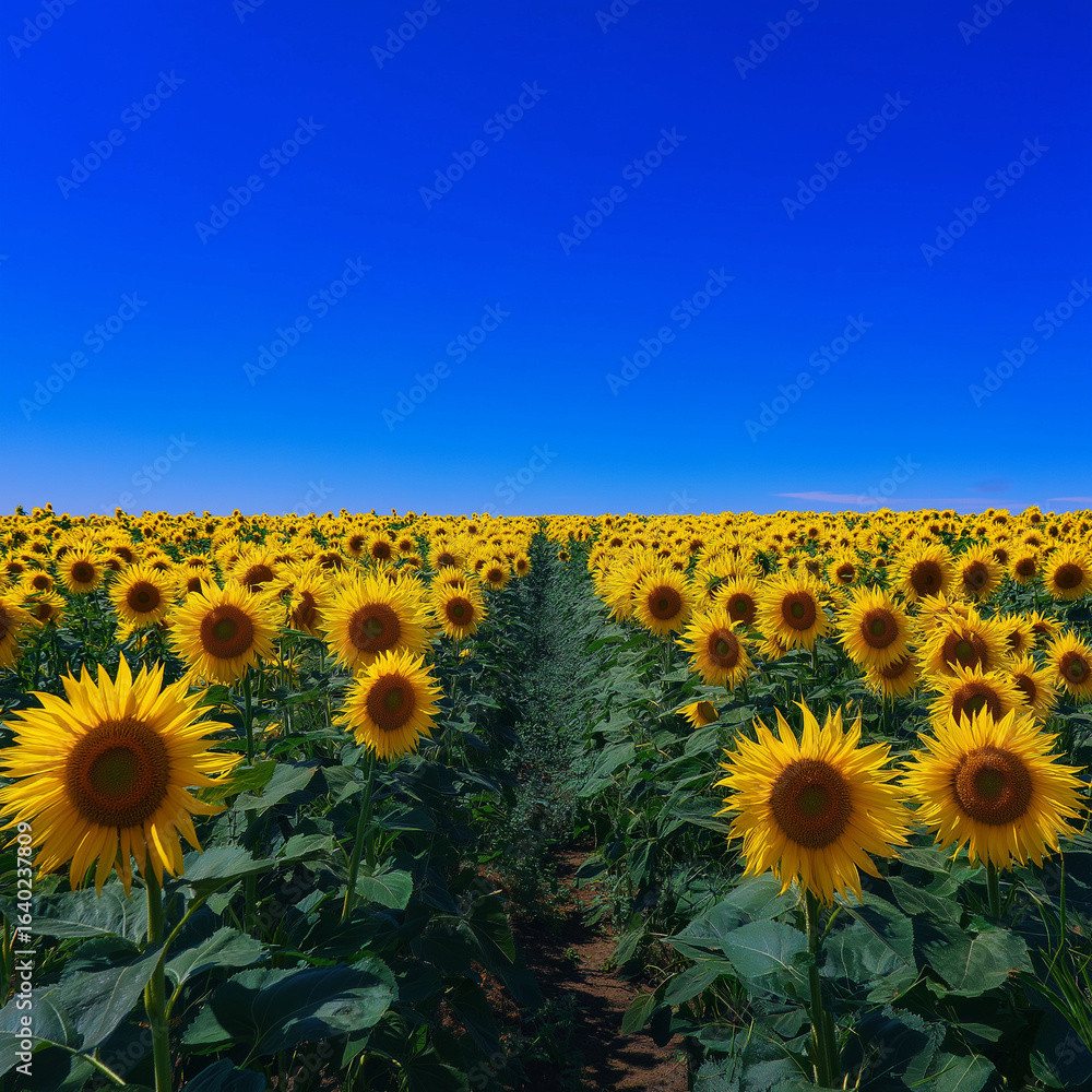 Obraz premium Sunflower field