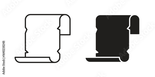 Scroll paper icon