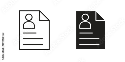Resume icon elements. doodle graphics icons.