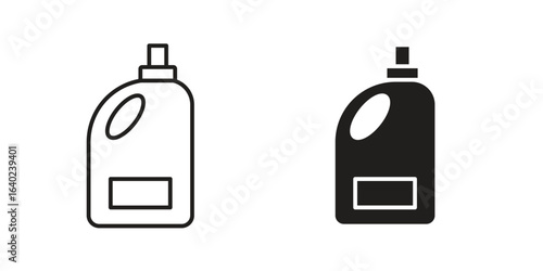 liquid detergent icon elements. doodle graphics icons.