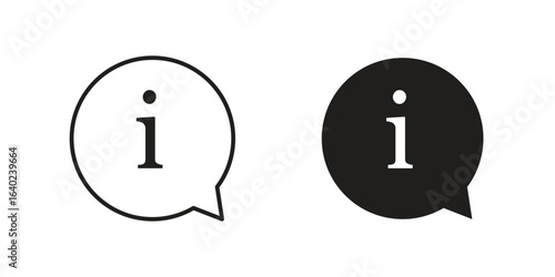 Information icon elements. doodle graphics icons.