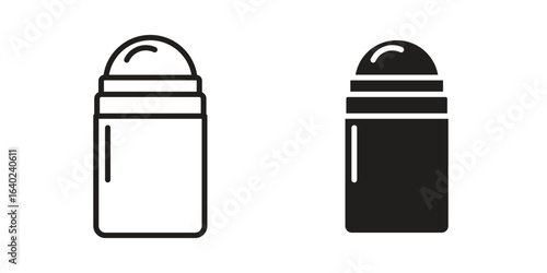 deodorant icon elements. doodle graphics icons.