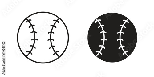 Baseball icon elements. doodle graphics icons.