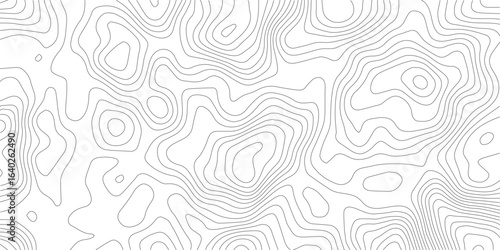 Topography background. Vector banner. Topography map background. Vector geographic contour map. Background of the topographic map. Topographic map lines, contour background. 