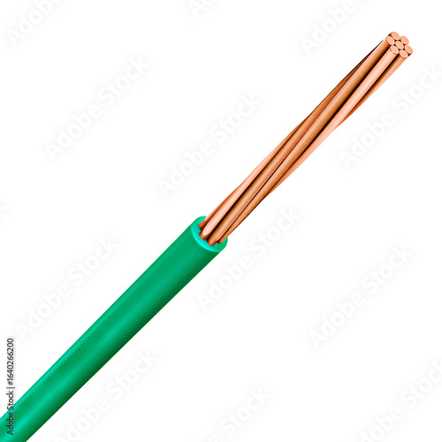 THNN 7-wire cable, halogen-free, insulated, bare and sintox