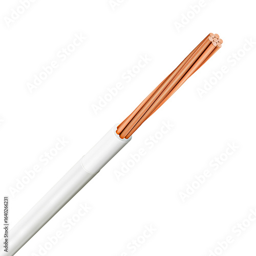 THNN 7-wire cable, halogen-free, insulated, bare and sintox