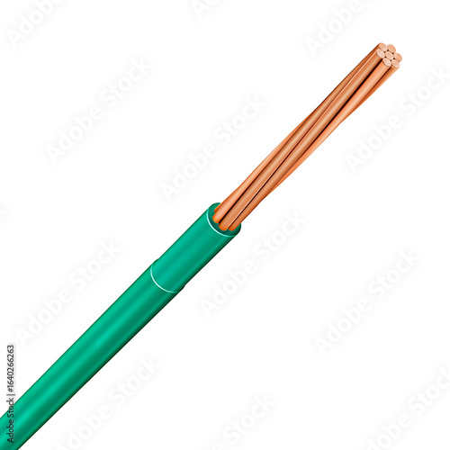 THNN 7-wire cable, halogen-free, insulated, bare and sintox