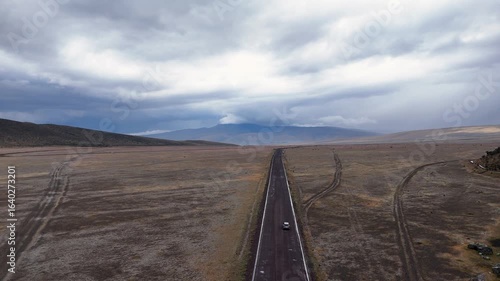 Remote Mountain Road in the Ecuadorian Andes
