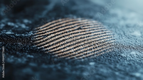 Wallpaper Mural Close-up View of Intricate Fingerprint Pattern on a Dark Background, Highlighting Unique Lines and Texture Torontodigital.ca