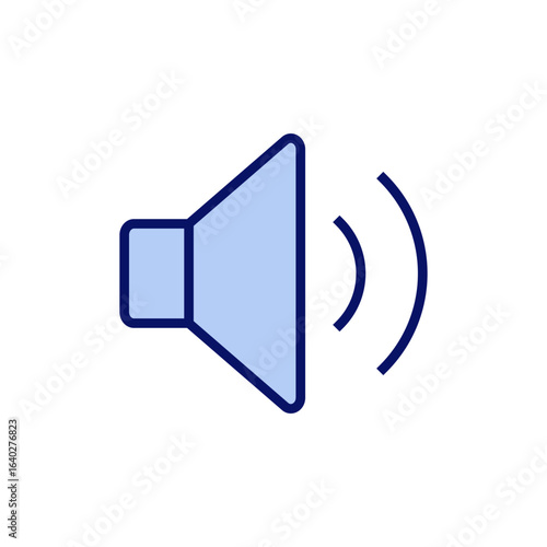 Speaker icon vector. volume sign and symbol. loudspeaker icon. sound symbol
