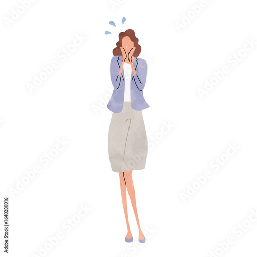 ポーズをとる人物イラスト