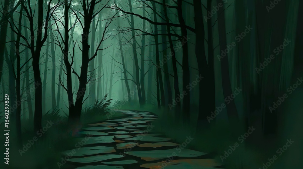 Fototapeta premium stone path
