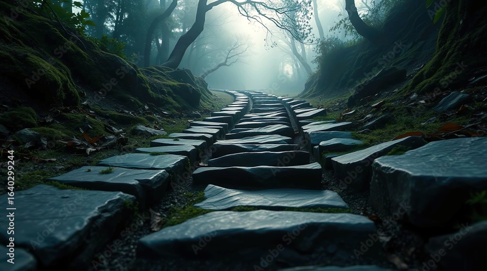 Fototapeta premium stone path
