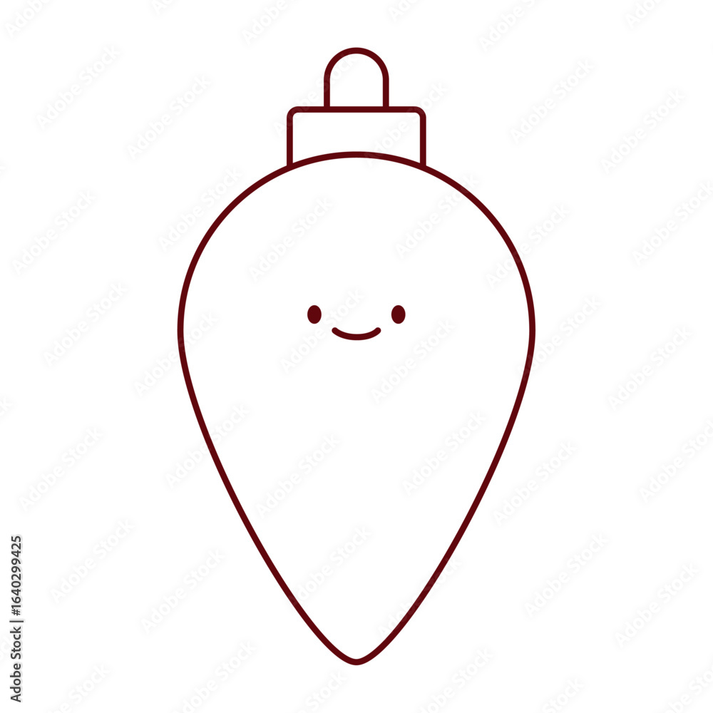 Obraz premium Colorful Christmas Lights Flat Vector