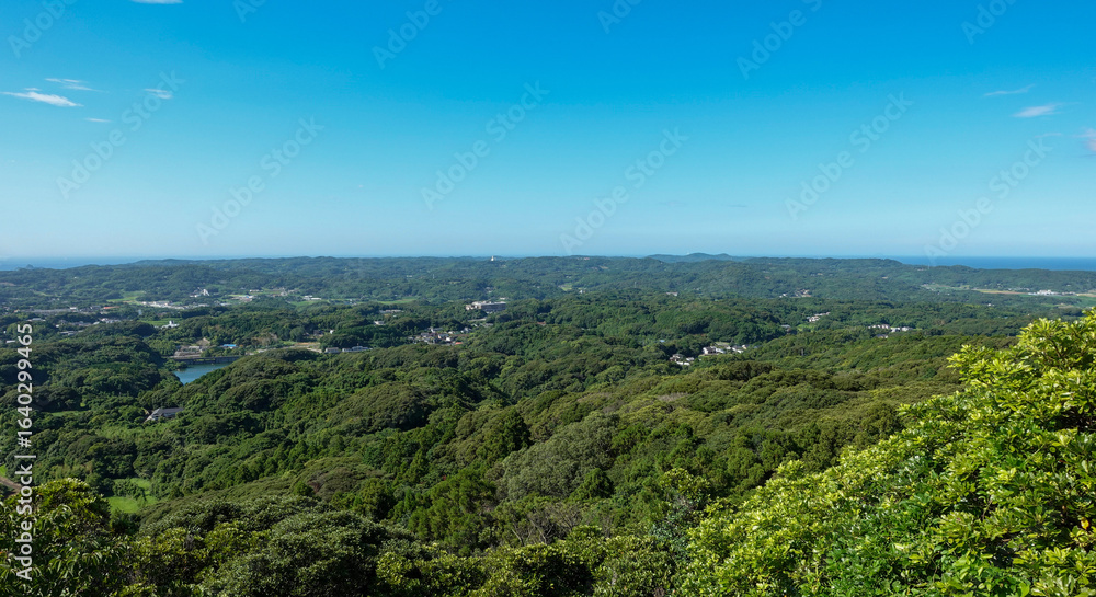 Fototapeta premium 【壱岐】岳の辻展望台(中央展望台)からの風景