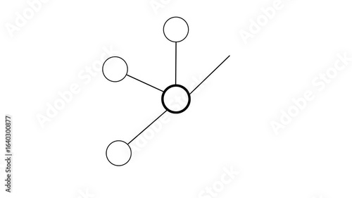 Networking concept animation.echnology network connection abstract background concept Internet and network concept.