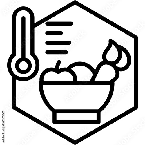 Perishable Goods line icon