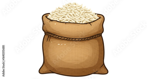 rice in a sack