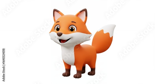 Cartoon fox character illustration