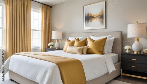 Photo interior modern design room 3d illustration