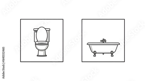 body soaking bathtub vector