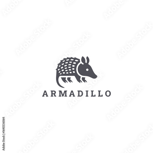 Armadillo logo with a sleek and distinctive style for bold, memorable branding.