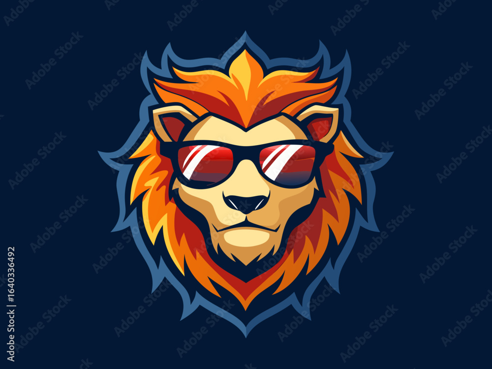 Fototapeta premium lion e sport