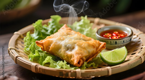 Crispy Lumpia with Chili Dipping Sauce