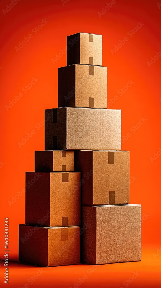 Obraz premium Stacked Boxes