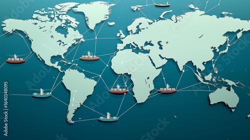 GLobalization theme for banner, wallpaper, or background