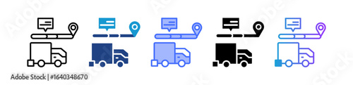 Shipment Tracking multiple icon